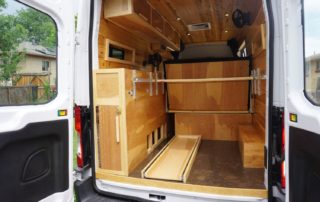 custom camper van conversion in golden, colorado