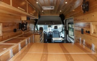 ford transit 350 custom camper van conversion in golden, colorado