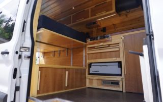 ford transit 350 custom camper van conversion in golden, colorado