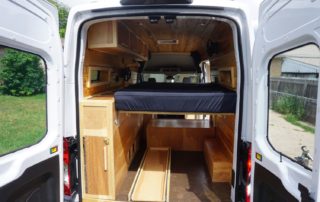 ford transit 350 custom camper van conversion in golden, colorado